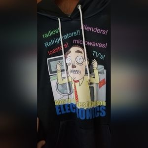 Rick and Morty Ants in my Eyes Johnson Hooded sweatshirt
